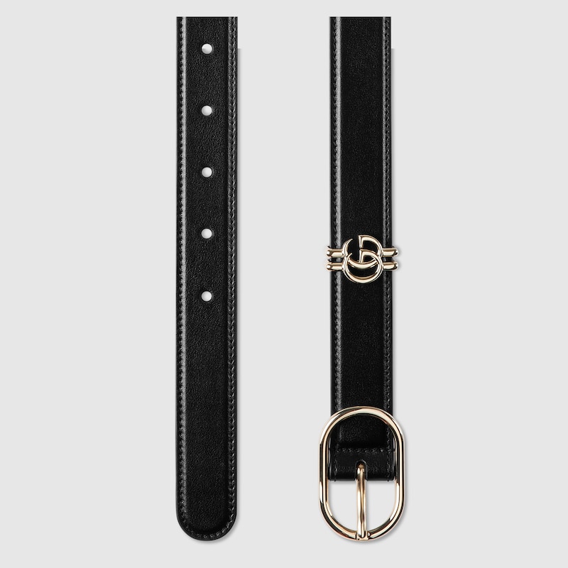 Belt with oval buckle - Image 3